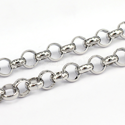 304 Stainless Steel Rolo Chains CHS-L001-28-8mm-1