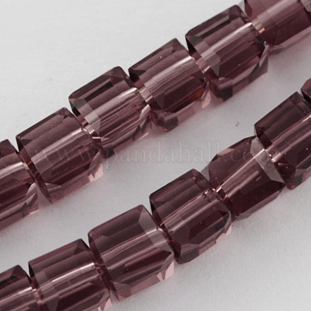 Chapelets de perles en verre GLAA-R041-8x8mm-10-1