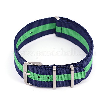 Bracelets de montres en nylon rayé WACH-M130-01-1