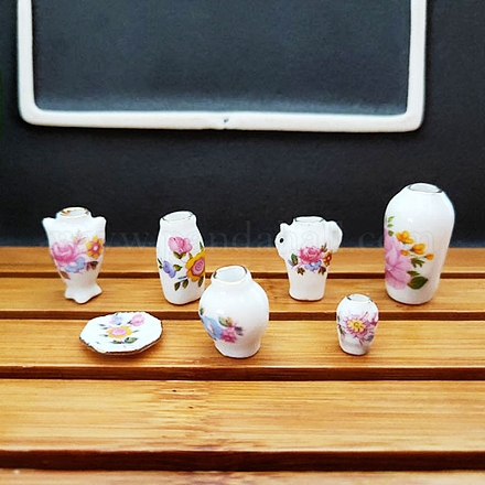Ornamenti in miniatura per vasi in ceramica BOTT-PW0001-154-1