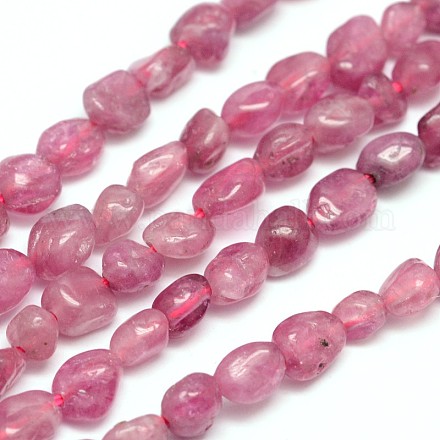 Nuggets Natural Tourmaline Beads Strands G-N0164-05-1