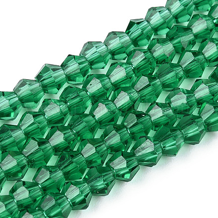 Chapelets de perles en verre transparente   GLAA-F029-2mm-30-1