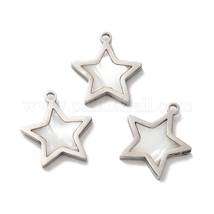 304 charms stella in acciaio inox STAS-A080-11P-1