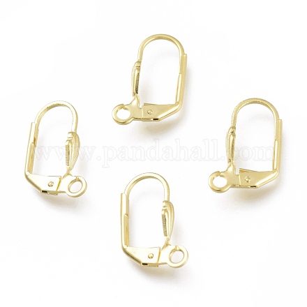 Accessoires dormeuses d'oreilles en laiton KK-Z007-28G-1
