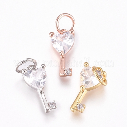 Charms in ottone ZIRC-L070-81-1
