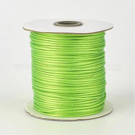 Cordón de poliéster encerado coreano ecológico YC-P002-1mm-1101-1