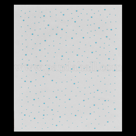 Foglio di strass termoadesivo glitterato DIY-WH0308-441C-1