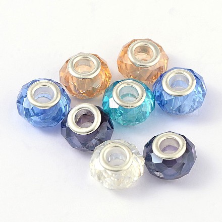 Glass European Beads GC862Y-1