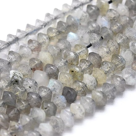 Chapelets de perles en labradorite naturelle  G-M353-A31-3.5-4mm-1