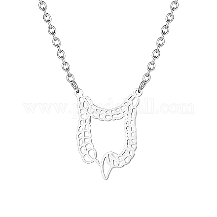 Colliers pendentifs en acier inoxydable pour femmes RN1882-2-1