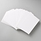 Blank Paper, Rectangle, White, 150x100x0.5mm, 200pcs/set