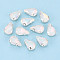 Sew on Rhinestone Montee Beads, with Brass Prong Settings, Garments Accessories, Teardrop, Crystal, 12.8x8.3x5mm, Hole: 1mm, about 1000pcs/bag