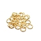 Iron Open Jump Rings, Golden, 3x0.5mm