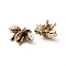 Alloy Cabochons, Bees, Antique Bronze, 12.5x17x5mm