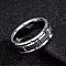 Stainless Steel Finger Rings for Unisex, Stainless Steel Color, US Size 10(19.8mm)