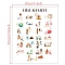 Rectangle with Face Pattern Paper, Party Decoration, Letter, 350x280mm