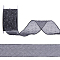 Polyester Ribbons, Costume Accessories, Black, 1-1/2 inch(39mm), about 10.00 Yards(9.14m)/Roll