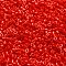 Cylinder Seed Beads, Opaque Colours Luster, Uniform Size, Red, 2x1.5mm, Hole: 0.8mm, about 888pcs/10g