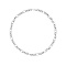 Non-Tarnish Stylish Unisex Stainless Steel Buckle Bracelet/Necklace for Daily Wear, Stainless Steel Color