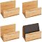 Wood Name Card Holder, Business Card Holder, BurlyWood, 60x99.5x57mm
