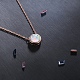 Ожерелья с подвесками из экологически чистой латуни NJEW-AA00088-01A-5