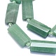 Verde naturale perline avventurina fili G-E530-16H-3