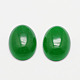 Ovales cabochons de jade malaisie naturel G-K020-18x13mm-11-1