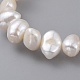 Natural Pearl Stretch Bracelets BJEW-JB04735-01-2
