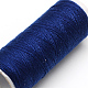 布地やDIYクラフト用品402ポリエステル縫糸コード  ミディアムブルー  0.1mm  約120m /ロール  10のロール/袋 OCOR-R027-32-2