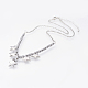 304 Stainless Steel Pendant Necklaces & Dangle Earrings Jewelry Sets SJEW-JS00941-2