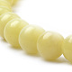 Natürliche Zitronen Jade Perlen Stränge G-S259-46-4mm-3