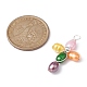 Colgantes de perlas cultivadas de agua dulce naturales teñidas PALLOY-JF02230-02-3