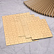 4 pièces 4 style presse à chaud papier puzzle d'artisanat de transfert thermique DIY-TA0003-58B-5
