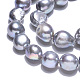 Brins de perles de culture d'eau douce naturelles PEAR-N014-10B-5