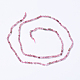 Chapelets de perles en tourmaline naturelle G-F568-167-2mm-2