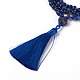 Natural Lapis Lazuli Wrap Bracelets BJEW-E354-B04-2