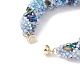 Bracelet toho japonais en perles de graines et au chalumeau avec fermoirs magnétiques en laiton BJEW-MZ00036-03-4
