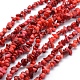 Rosso naturale perline di corallo fili G-P332-65-A-1