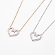 304 Stainless Steel Pendant Necklaces NJEW-L155-11-1