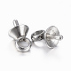 304 ciondolo a forma di spilla con perle a forma di tazza in acciaio inossidabile STAS-G161-26B-1