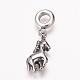 304 Stainless Steel European Dangle Charms OPDL-K002-AS-02-2