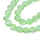 Electroplate Glass Beads Strands EGLA-N002-27-E06-3