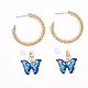 Half Hoop Earrings EJEW-JE04141-01-3