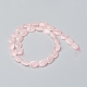 Natürlichen Rosenquarz Perlen Stränge G-G817-03-2