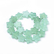 Chapelets de perles de jade blanche naturelle G-R451-08F-2