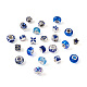 Cheriswelry 98 pièces perles européennes en résine craquelée DIY-CW0001-14-3