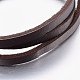 Three Loops Leather Cord Warp Bracelets BJEW-F325-01R-2