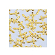 合金カボション  ネイルアートの装飾の付属品  クロス  ゴールドカラー  9x5mm MRMJ-T010-081H-1