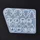 Moules en silicone pendentif bricolage thème de noël DIY-I102-01-4