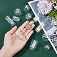 NBEADS 12 Pcs 2 Styles Mini Glass Dome Cloches AJEW-NB0005-21-3
